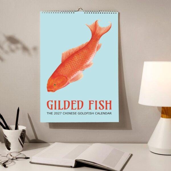 Chinese Goldfish Wall Calendar