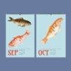 Chinese Goldfish Wall Calendar