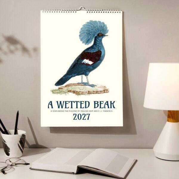 Vintage Pigeon Calendar – Women Artists, Bird Lover Gift, Semi-Glossy Paper