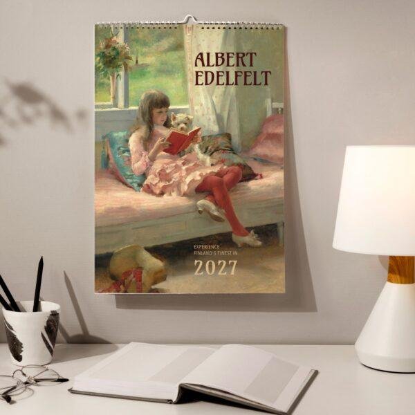 Albert Edelfelt Wall Calendar – Finnish Painter, Classic Realism, Nordic Aesthetic, Semi-Glossy Paper