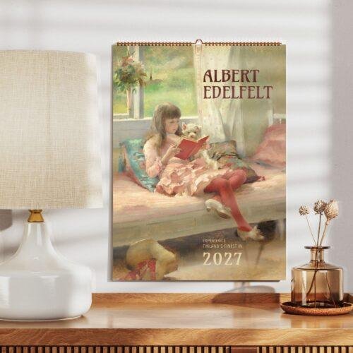 Albert Edelfelt Wall Calendar – Finnish Painter, Classic Realism, Nordic Aesthetic, Semi-Glossy Paper