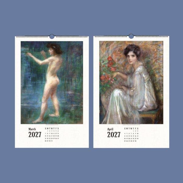 Alice Pike Barney Wall Calendar – American painter, Symbolism Art, Semi-Glossy Paper