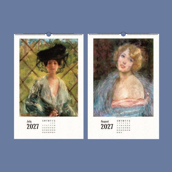 Alice Pike Barney Wall Calendar – American painter, Symbolism Art, Semi-Glossy Paper