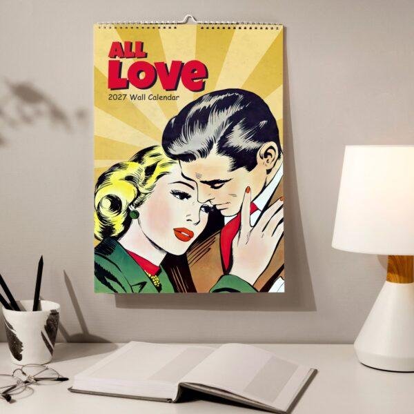 Ace Magazines Wall Calendar – Classic Comic Art, Golden Age Comics, Semi-Glossy Paper