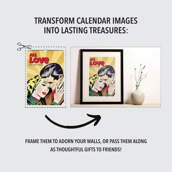 Ace Magazines Wall Calendar – Classic Comic Art, Golden Age Comics, Semi-Glossy Paper