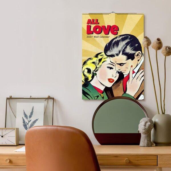 Ace Magazines Wall Calendar – Classic Comic Art, Golden Age Comics, Semi-Glossy Paper