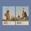 Swiss Tradition Art Wall Calendar – Traditional Costumes, Alpine Collectible, Semi-Glossy Paper