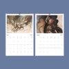 Arthur Rackham Wall Calendar – English Illustrator, Valkyrie Mythology, Semi-Glossy Paper