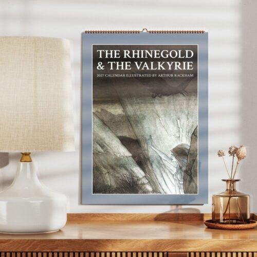Arthur Rackham Wall Calendar – English Illustrator, Valkyrie Mythology, Semi-Glossy Paper