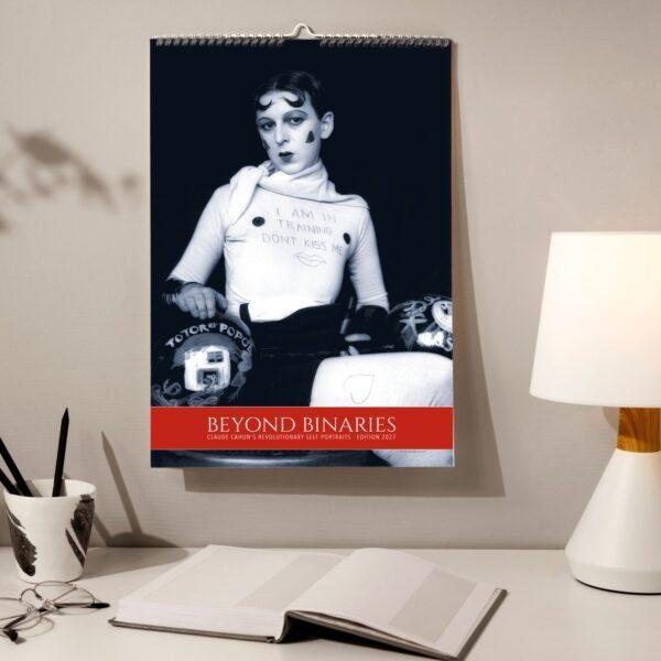 Claude Cahun Wall Calendar – Surrealist Self-Portraits, LGBTQ+, Semi-Glossy Paper