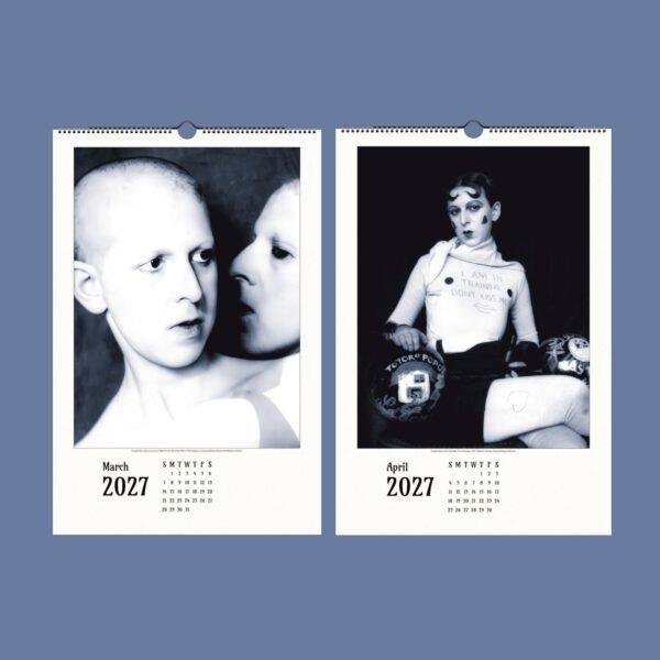 Claude Cahun Wall Calendar – Surrealist Self-Portraits, LGBTQ+, Semi-Glossy Paper