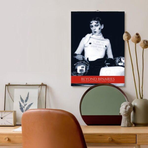 Claude Cahun Wall Calendar – Surrealist Self-Portraits, LGBTQ+, Semi-Glossy Paper