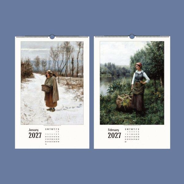 Daniel Ridgway Knight Wall Calendar