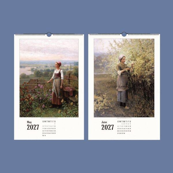 Daniel Ridgway Knight Wall Calendar