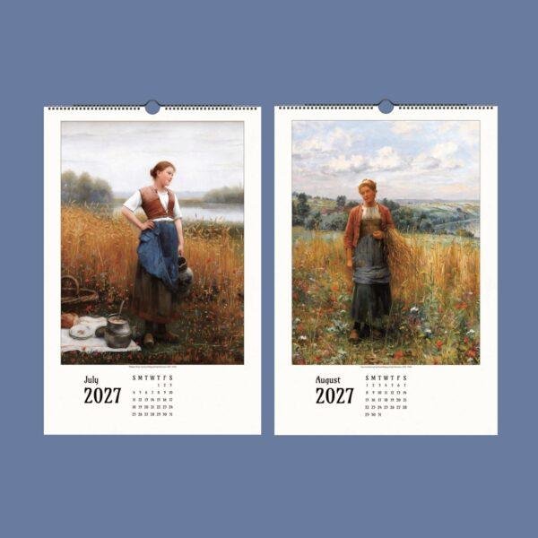 Daniel Ridgway Knight Wall Calendar