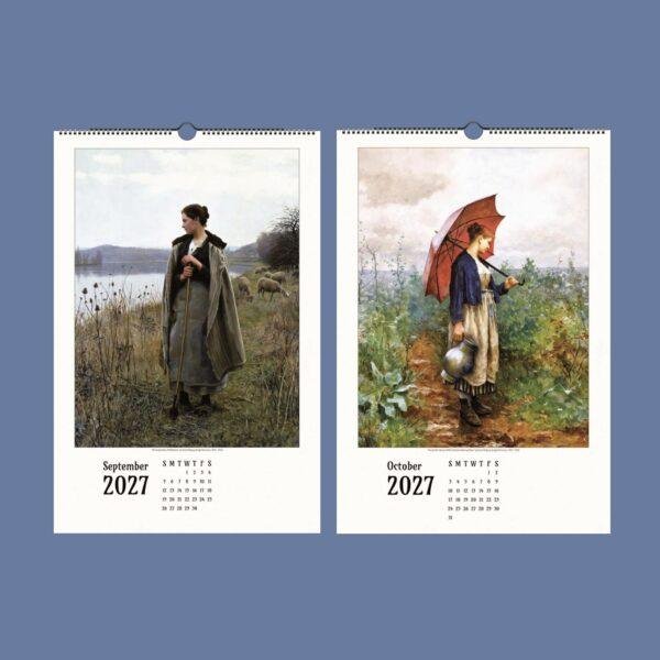 Daniel Ridgway Knight Wall Calendar