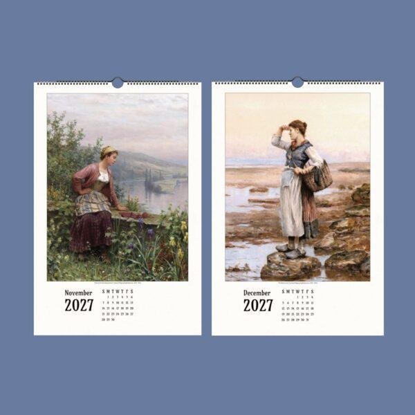 Daniel Ridgway Knight Wall Calendar