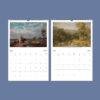 David Cox Wall Calendar - British Artist, Watercolor Paintings, Semi-Glossy Paper