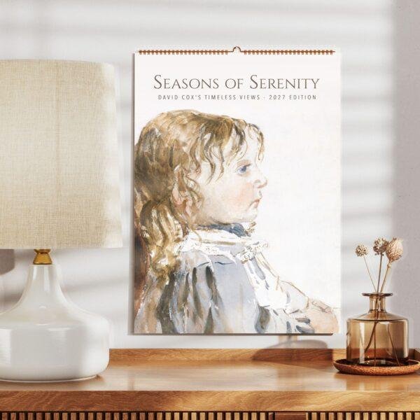David Cox Wall Calendar - British Artist, Watercolor Paintings, Semi-Glossy Paper