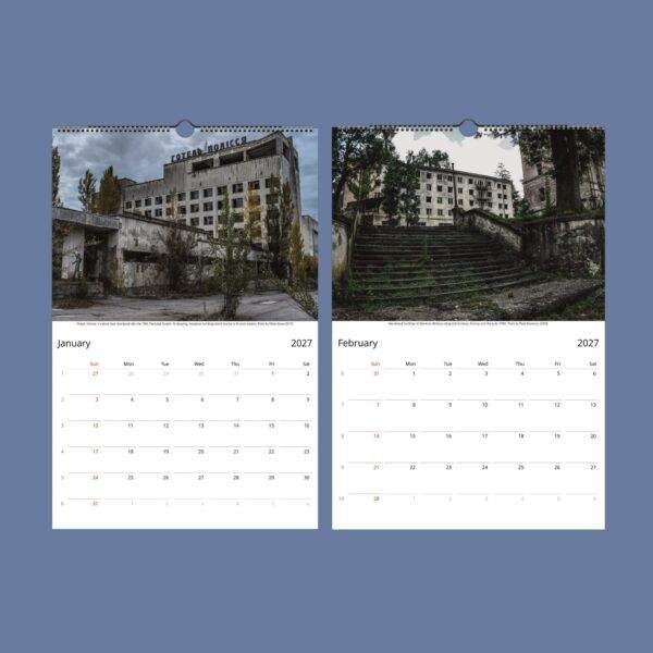 Forgotten Places Wall Calendar