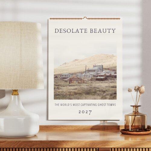 Forgotten Places Wall Calendar – Ghost Town, Urban Decay, Semi-Glossy Paper