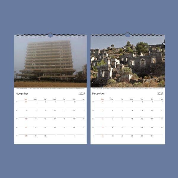 Forgotten Places Wall Calendar