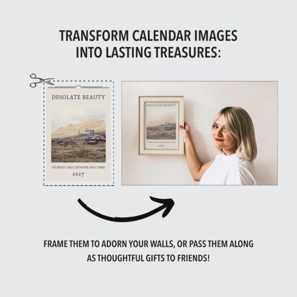 Forgotten Places Wall Calendar