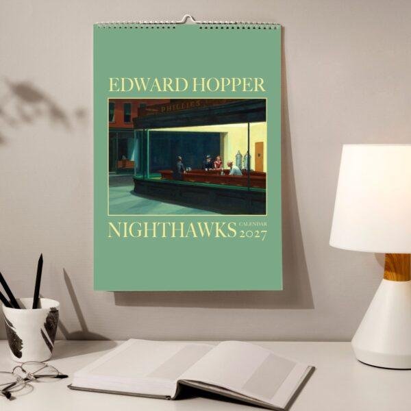 Edward Hopper Wall Calendar – American Artist, Realistic Art, Semi-Glossy Paper