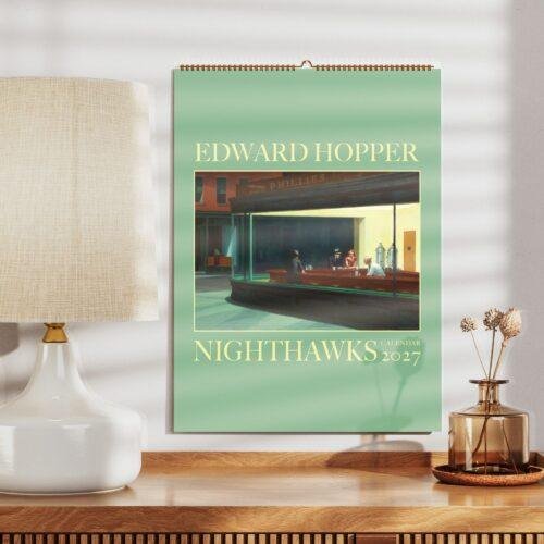Edward Hopper Wall Calendar – American Artist, Realistic Art, Semi-Glossy Paper