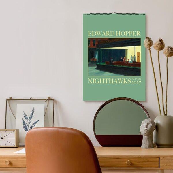Edward Hopper Wall Calendar – American Artist, Realistic Art, Semi-Glossy Paper