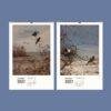 Fidelia Bridges Wall Calendar – American Artist, Watercolor Birds, Natural History Art, Semi-Glossy Paper