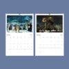 George Bellows Wall Calendar – Vintage Boxing, NYC Paintings, Semi-Glossy Paper