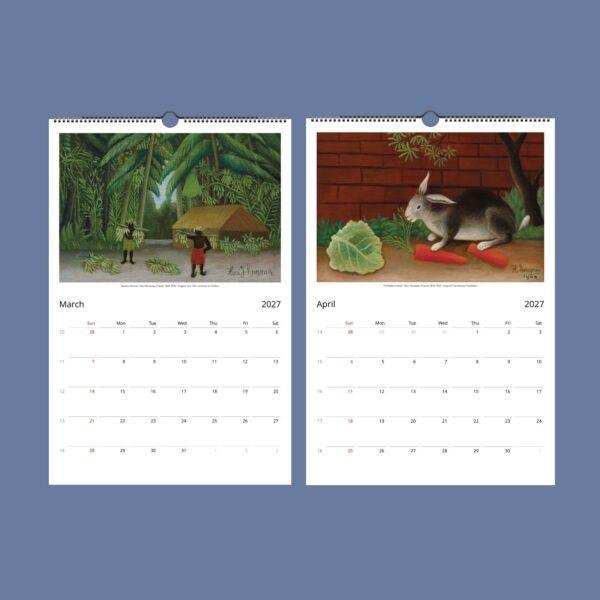Henri Rousseau Wall Calendar