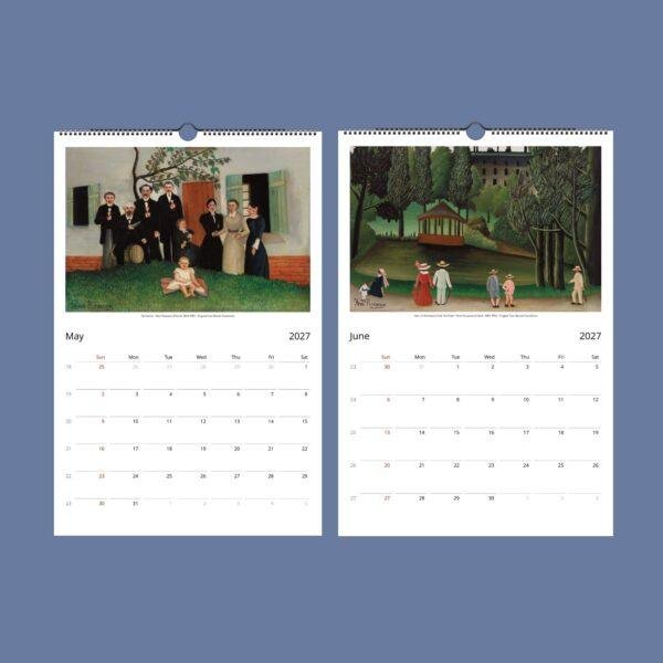 Henri Rousseau Wall Calendar