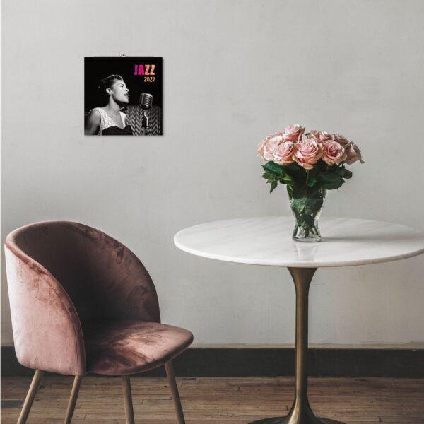 Jazz Calendar: Music Legend Monthly Planner, Billie Holiday Cover, Semi‑Glossy Paper