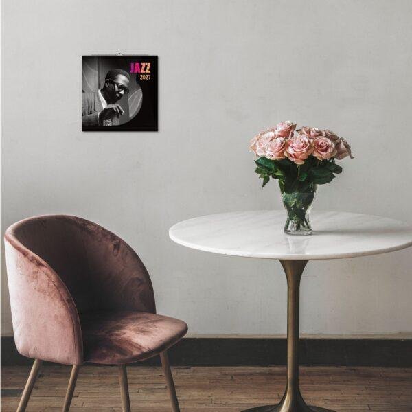 Jazz Calendar: Music Legend Monthly Planner, Thelonious Monk Cover, Semi‑Glossy Paper