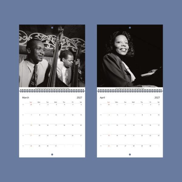 Jazz Calendar: Music Legend Monthly Planner, Louis Armstrong Cover, Semi‑Glossy Paper