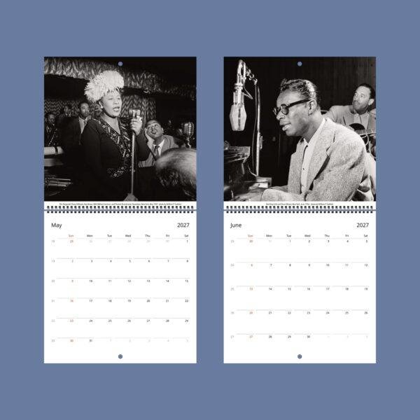 Jazz Calendar: Music Legend Monthly Planner, Louis Armstrong Cover, Semi‑Glossy Paper