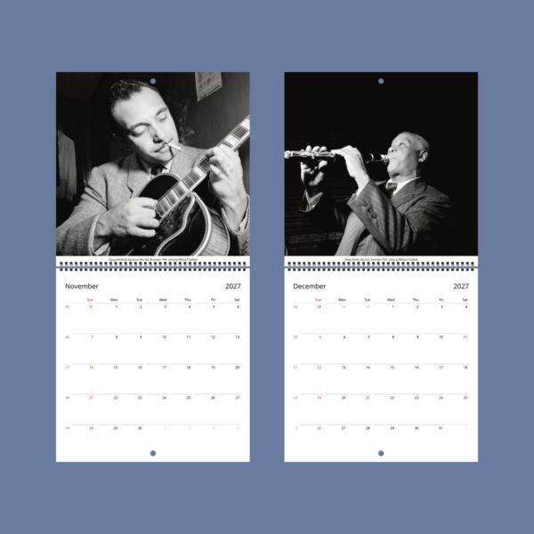 Jazz Calendar: Music Legend Monthly Planner, Louis Armstrong Cover, Semi‑Glossy Paper