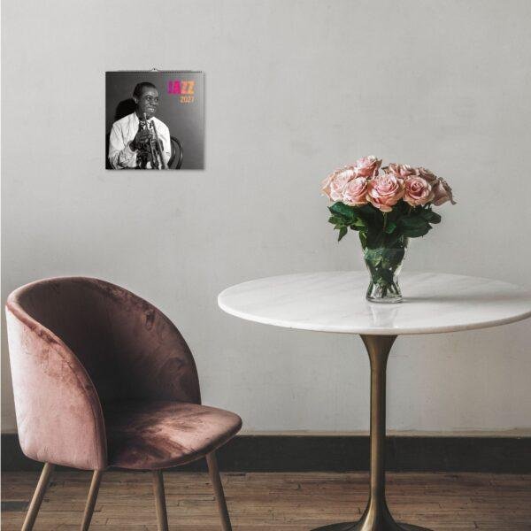 Jazz Calendar: Music Legend Monthly Planner, Louis Armstrong Cover, Semi‑Glossy Paper