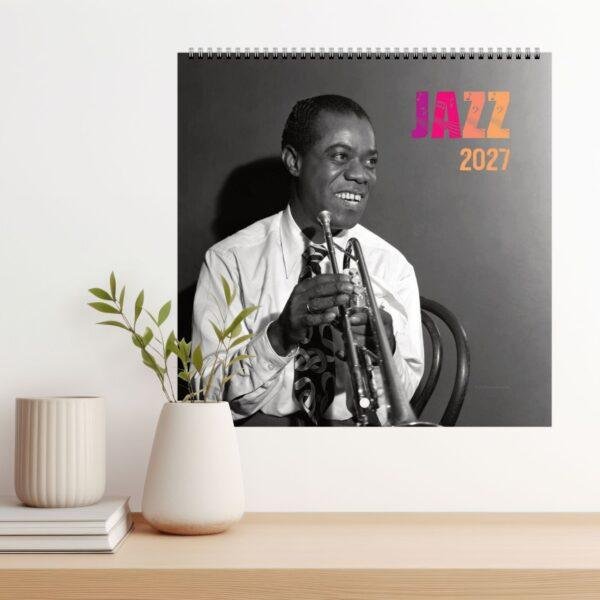 Jazz Calendar: Music Legend Monthly Planner, Louis Armstrong Cover, Semi‑Glossy Paper