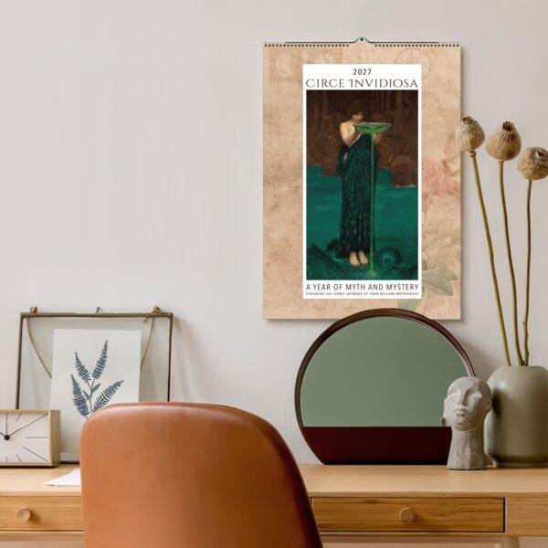 John William Waterhouse Wall Calendar - English Painter,  Mythology Art, Victorian Decor, Semi-Glossy Paper