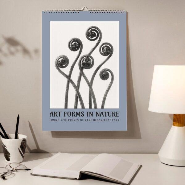 Karl Blossfeldt Wall Calendar – Art Forms in Nature, Botanical Print, Semi-Glossy Paper