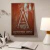 Letterpress Calendar - Retro Typography, Artistic Lettering, Gift For Artists, Semi-Glossy Paper