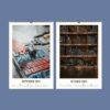 Letterpress Calendar - Retro Typography, Artistic Lettering, Gift For Artists, Semi-Glossy Paper