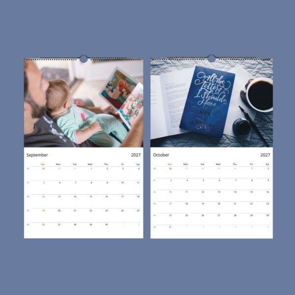 Book Lover Calendar – Bookish Home Decor, Gift for A Reader, Semi-Glossy Paper