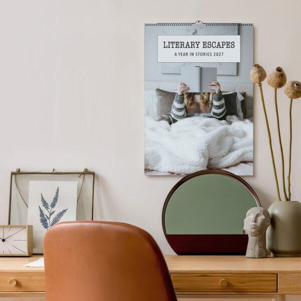 Book Lover Calendar – Bookish Home Decor, Gift for A Reader, Semi-Glossy Paper