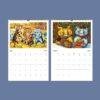 Louis Wain Cats Wall Calendar - English Artist, Vintage Feline Art, Semi-Glossy Paper