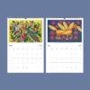 Maria Prymachenko Wall Calendar – Ukraine Artist, Primitive Painting, Semi-Glossy Paper