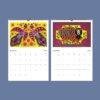 Maria Prymachenko Wall Calendar – Ukraine Artist, Primitive Painting, Semi-Glossy Paper
